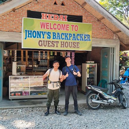 Jhony'S Backpacker-Guest House Only Stay Here Book Treking With Us Bukit Lawang Exteriör bild